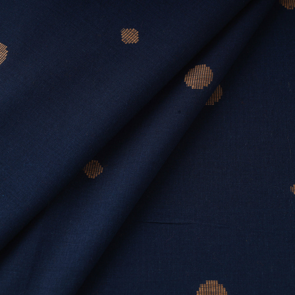 Blue - Prewashed Cotton Jacquard Fabric 13