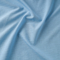 Grey - Powder Blue - Prewashed Running Stitch Plain Cotton Fabric 26