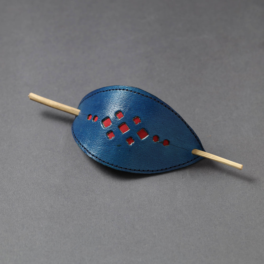 Leather Hair Pin
