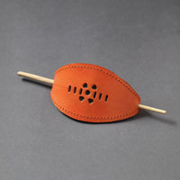 Leather Hair Pin
