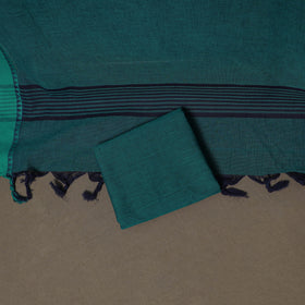 Green - jacquard cotton 3pc unstitched dress material suit