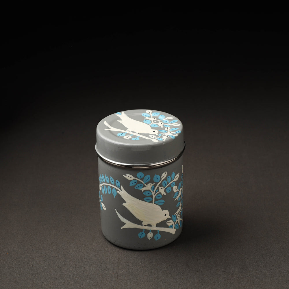 Handpainted Steel Container 