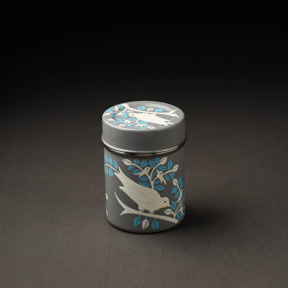 Handpainted Steel Container 