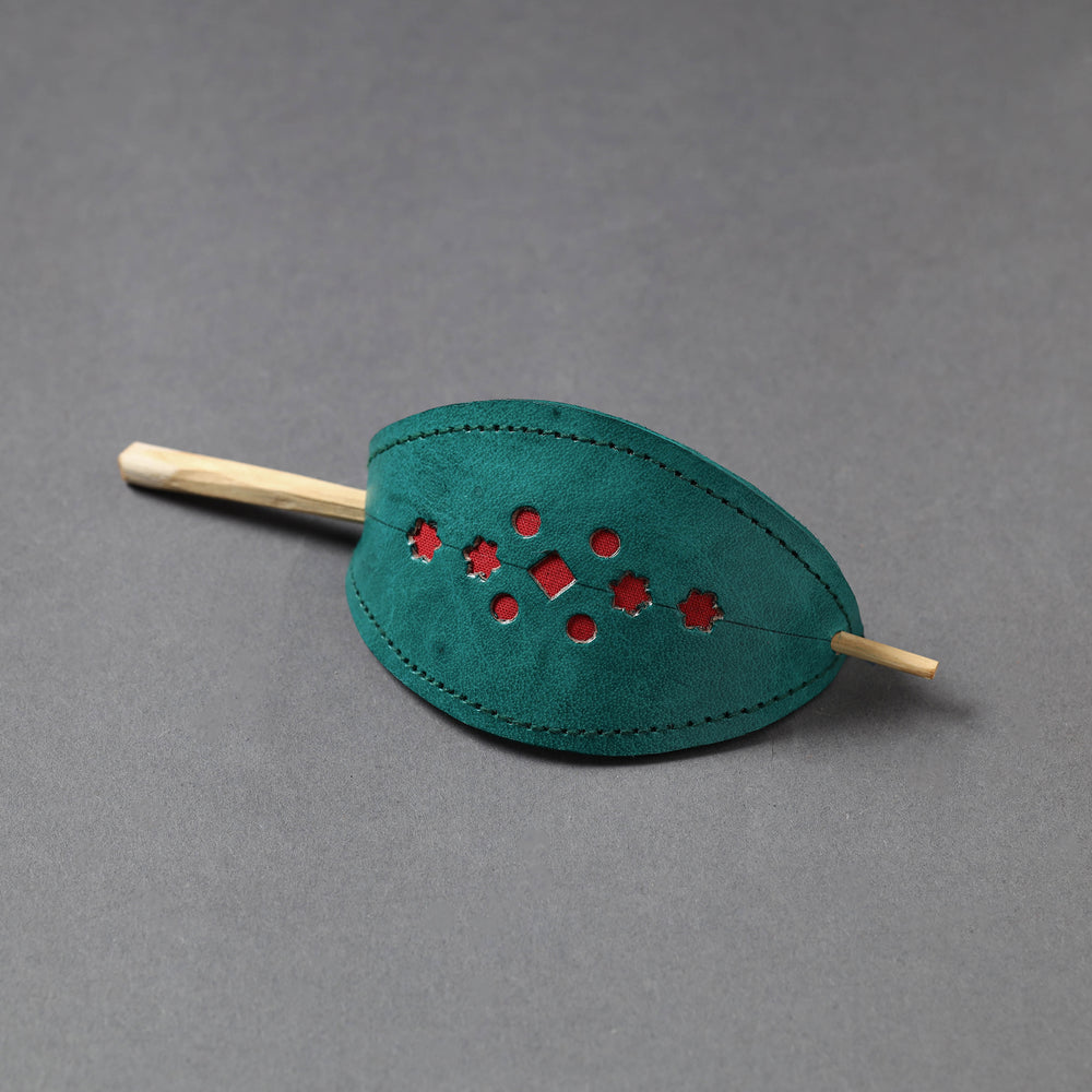 Leather Hair Pin
