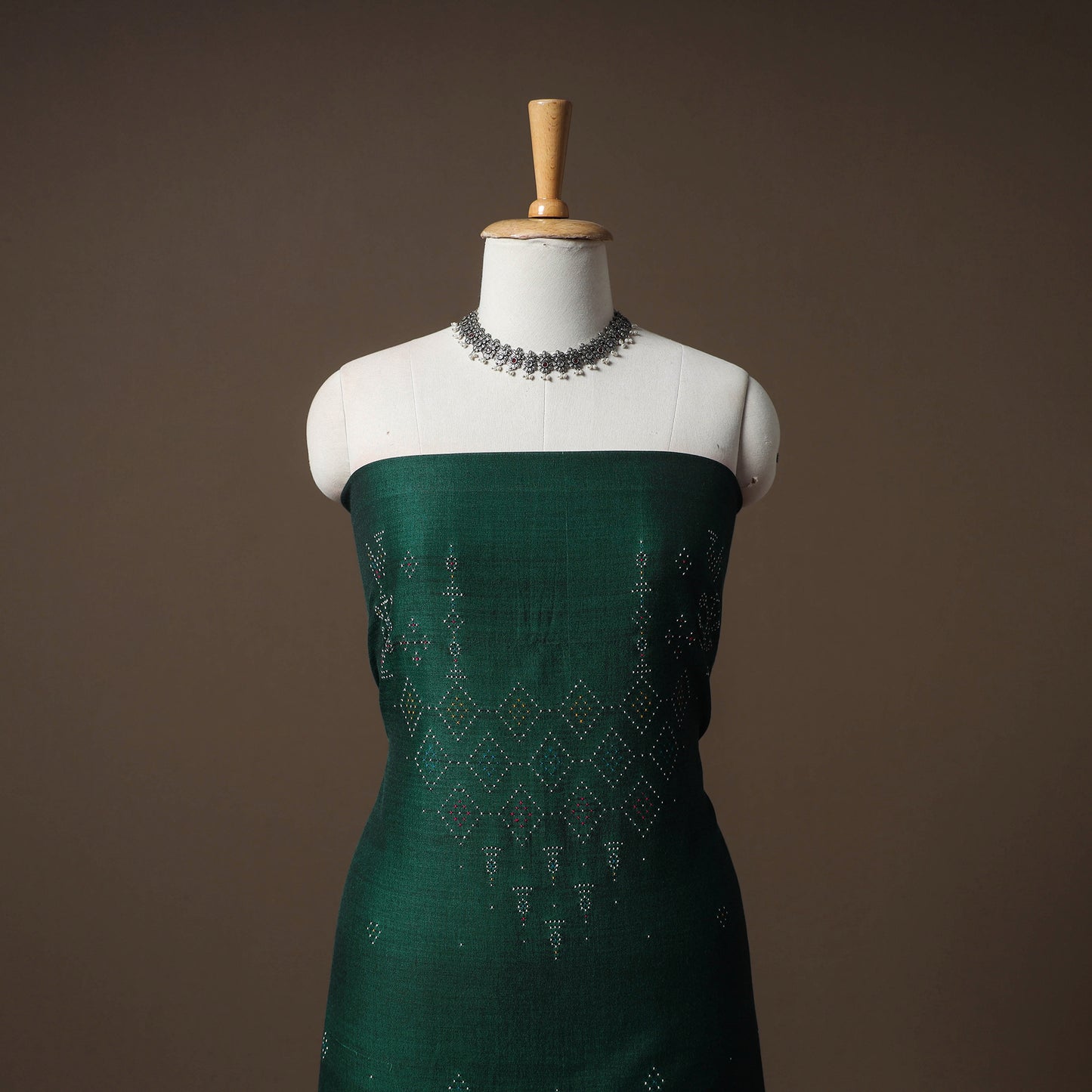 Tangaliya Handwoven Cotton Unstitched Kurta Material (3M) 03