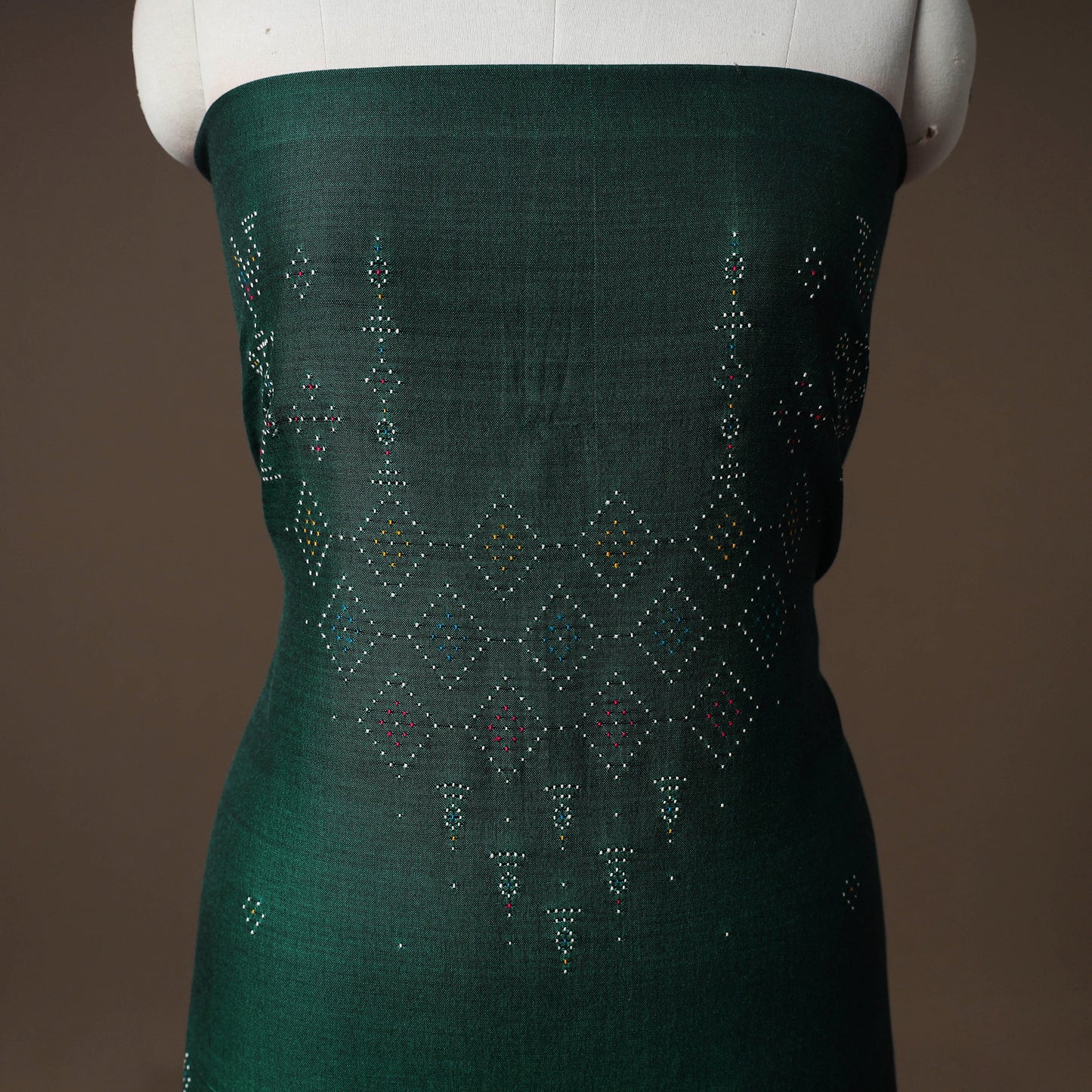 Tangaliya Handwoven Cotton Unstitched Kurta Material (3M) 03