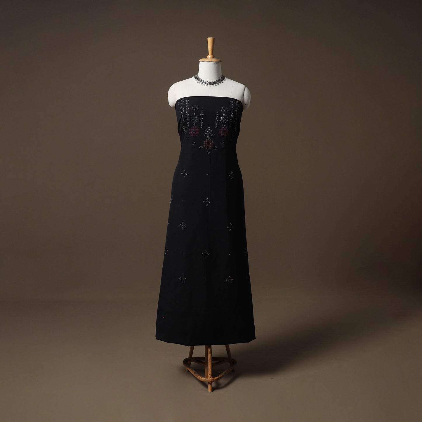 Tangaliya Handwoven Cotton Unstitched Kurta Material (3M) 08