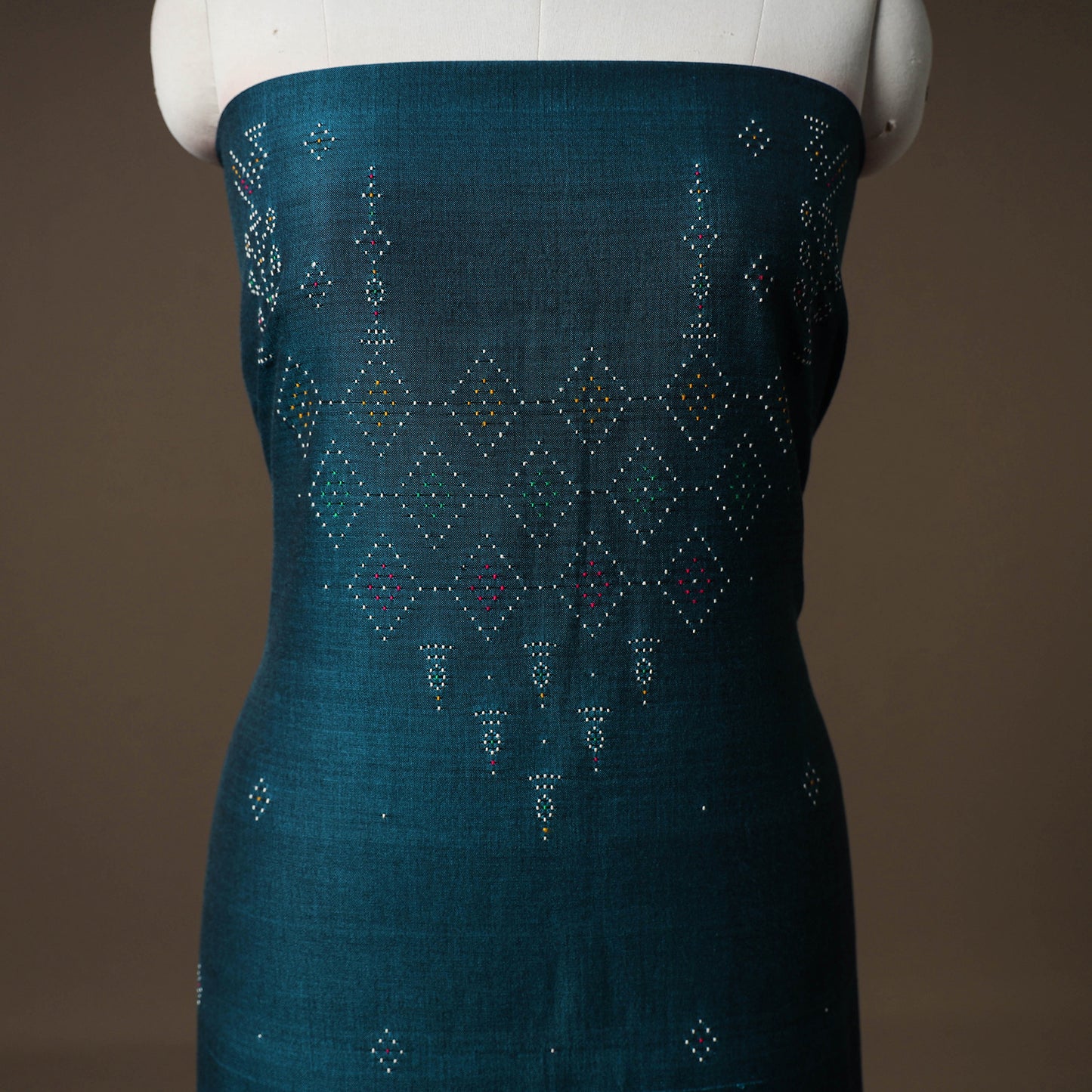 Tangaliya Handwoven Cotton Unstitched Kurta Material (3M) 10
