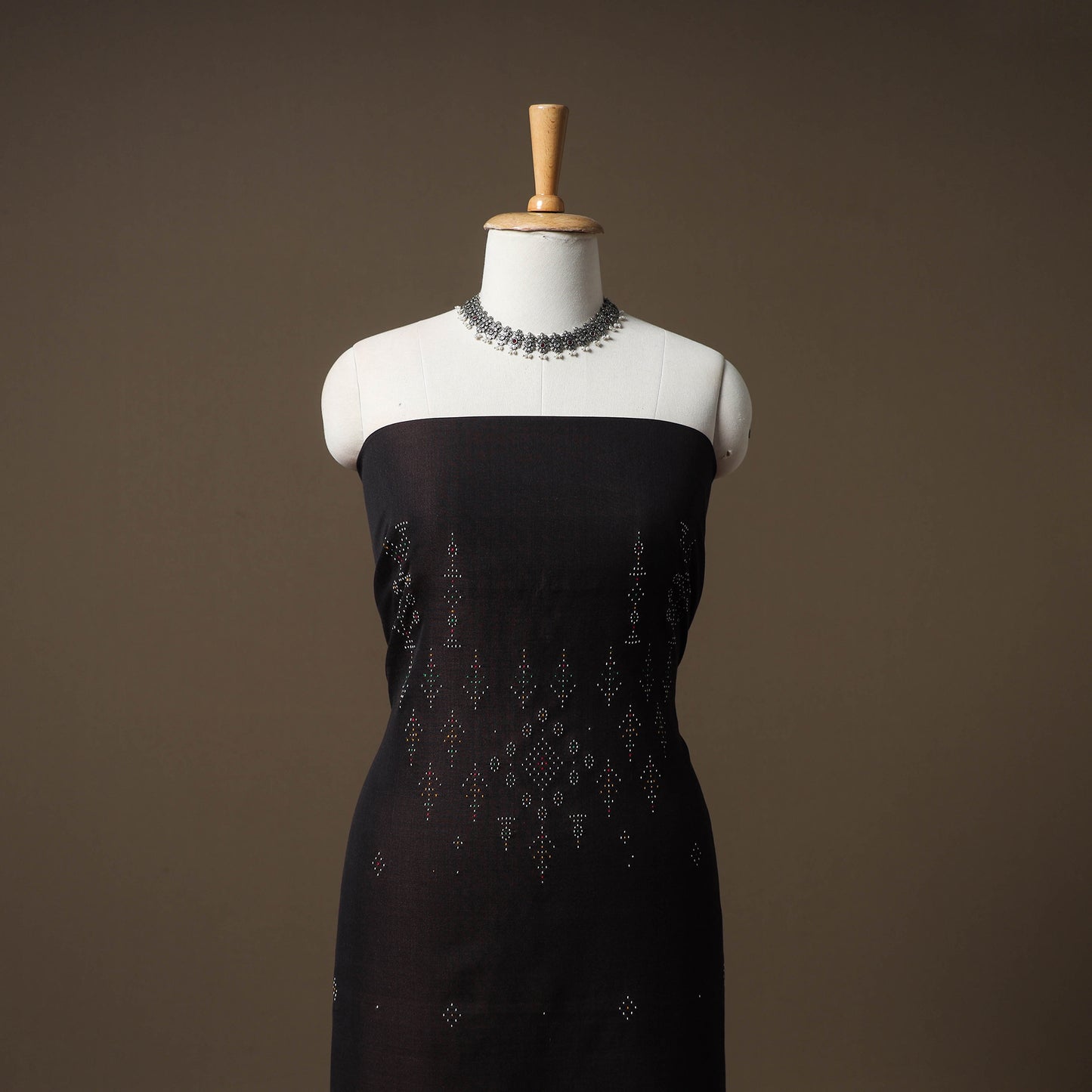 Tangaliya Handwoven Cotton Unstitched Kurta Material (3M) 13