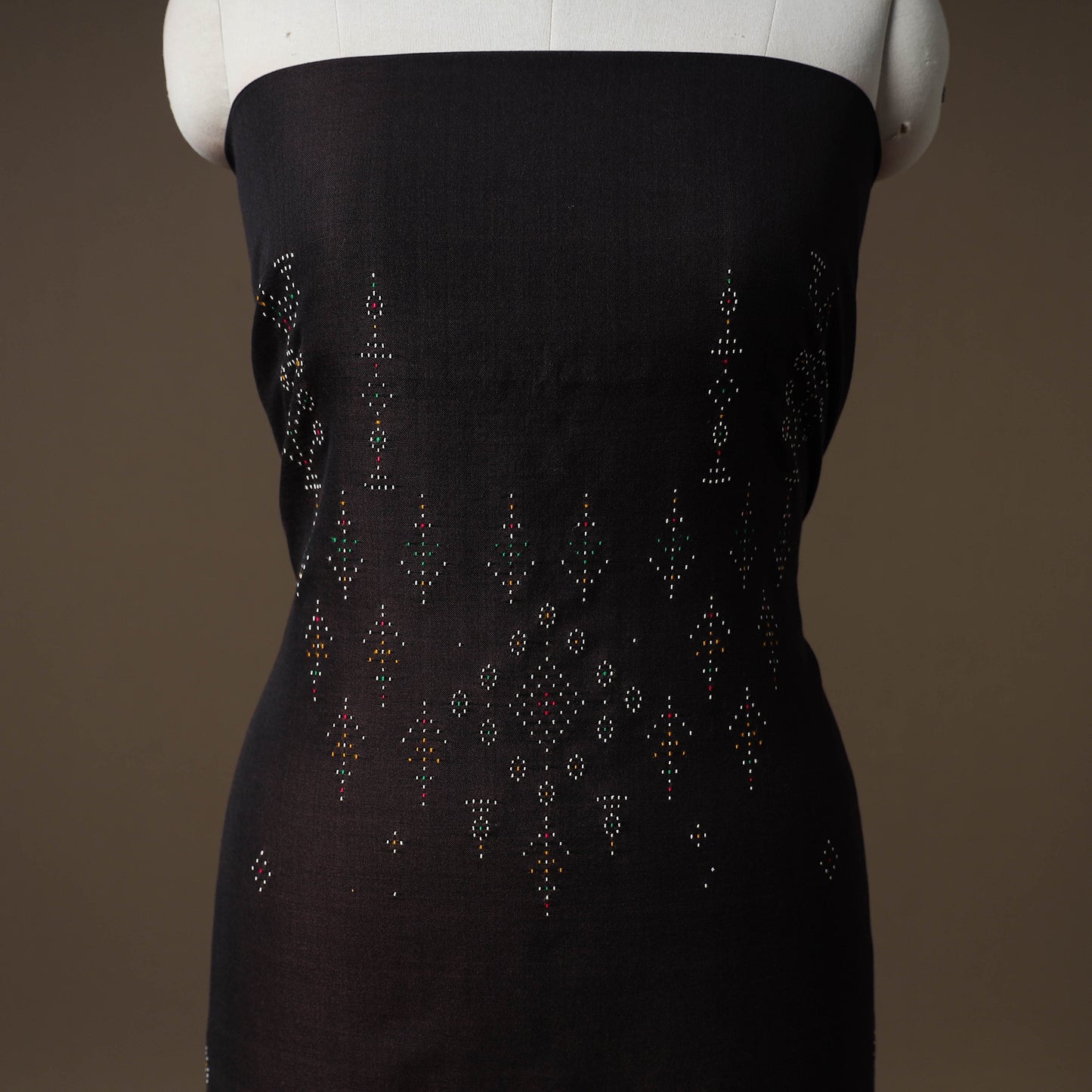 Tangaliya Handwoven Cotton Unstitched Kurta Material (3M) 13