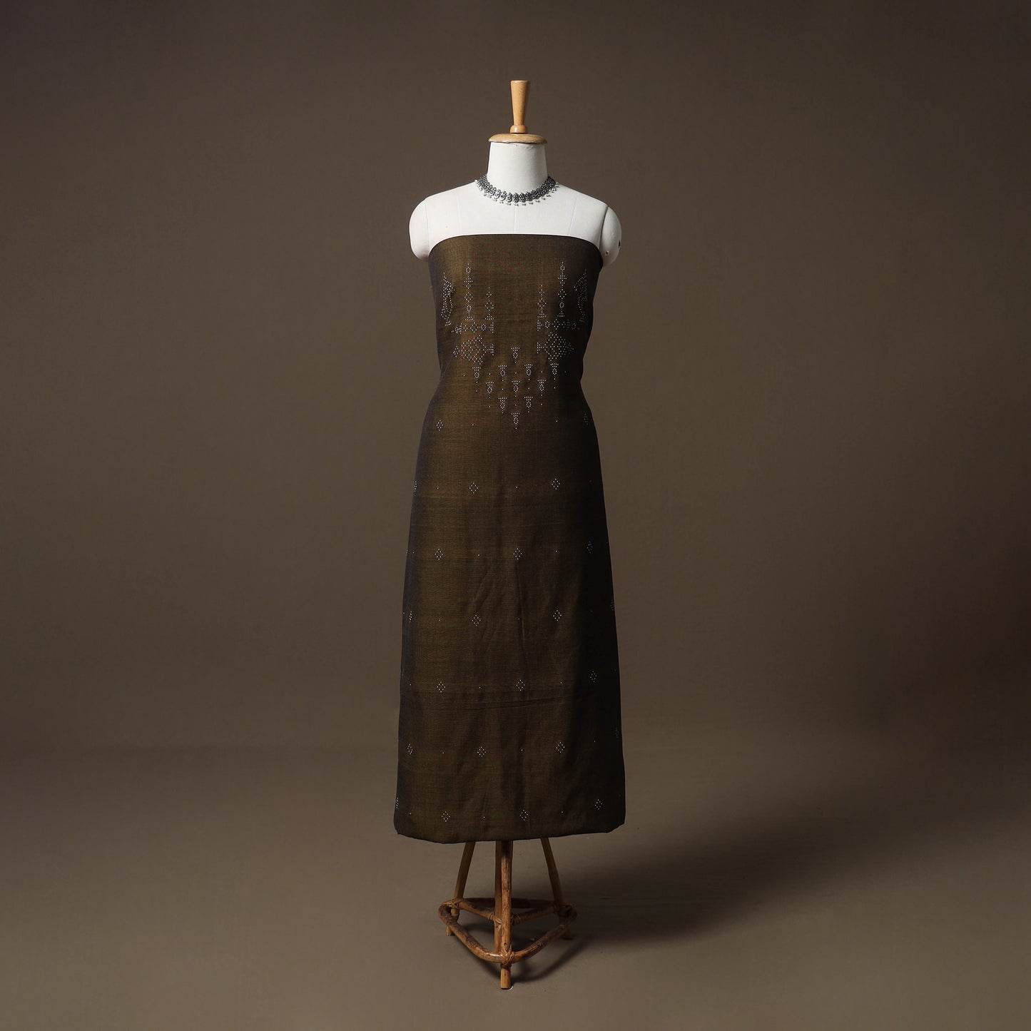 Tangaliya Handwoven Cotton Unstitched Kurta Material (3M) 14