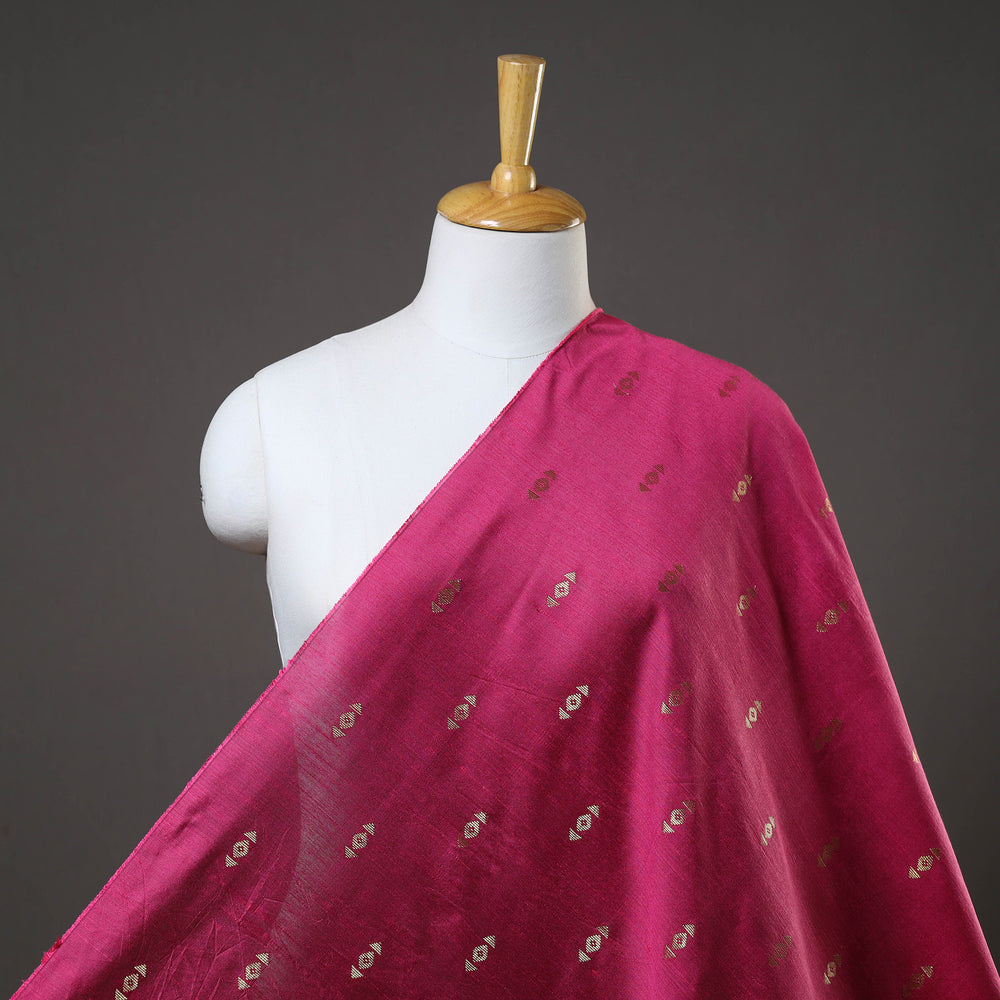 Buy Elegant Plain Silk Fabric Online in India