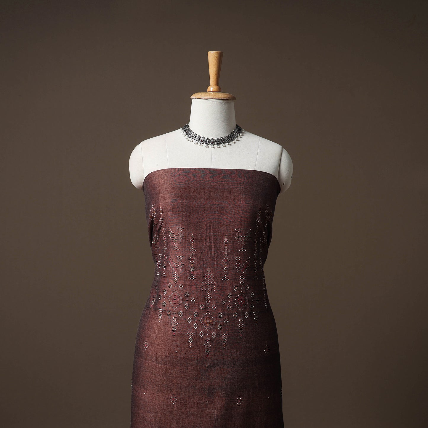 Tangaliya Handwoven Cotton Unstitched Kurta Material (3M) 18