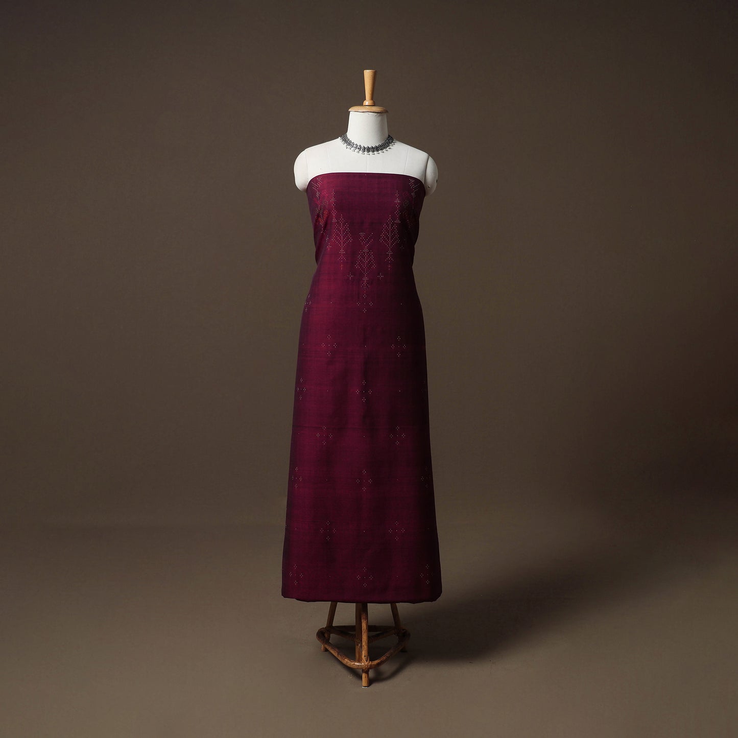 Tangaliya Handwoven Cotton Unstitched Kurta Material (3M) 21