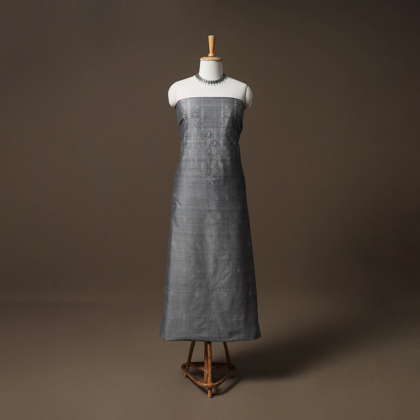 Tangaliya Handwoven Cotton Unstitched Kurta Material (3M) 25