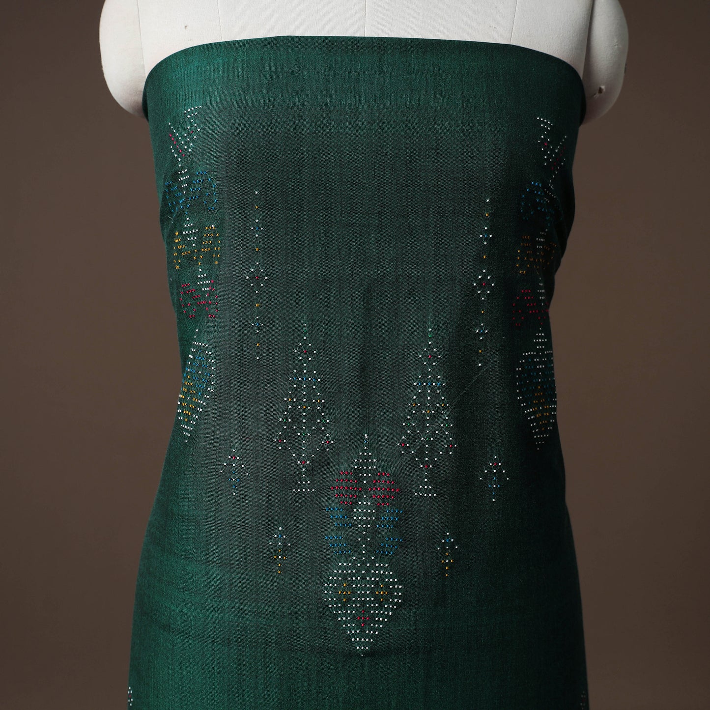 Tangaliya Handwoven Cotton Unstitched Kurta Material (3M) 27
