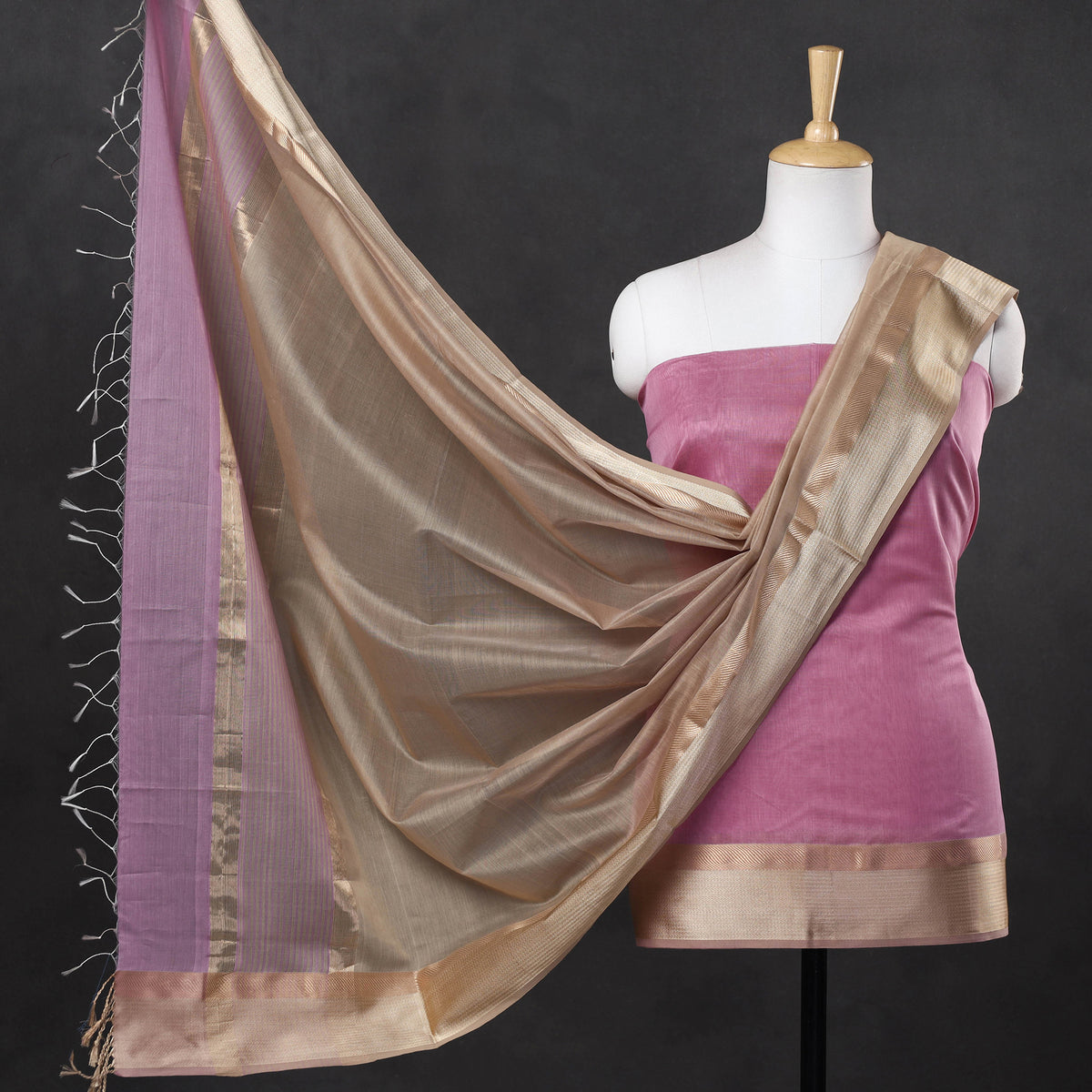 maheshwari silk dress material