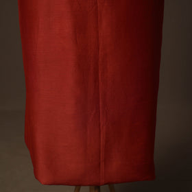 Handpainted Srikalahasti Handloom Chanderi Silk Unstitched Kurta (2.5M) 01