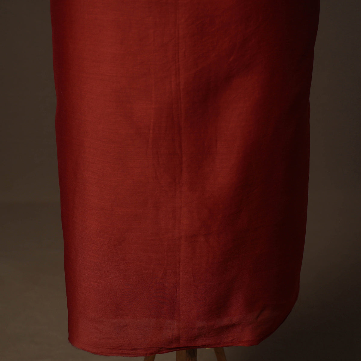 Handpainted Srikalahasti Handloom Chanderi Silk Unstitched Kurta (2.5M) 03