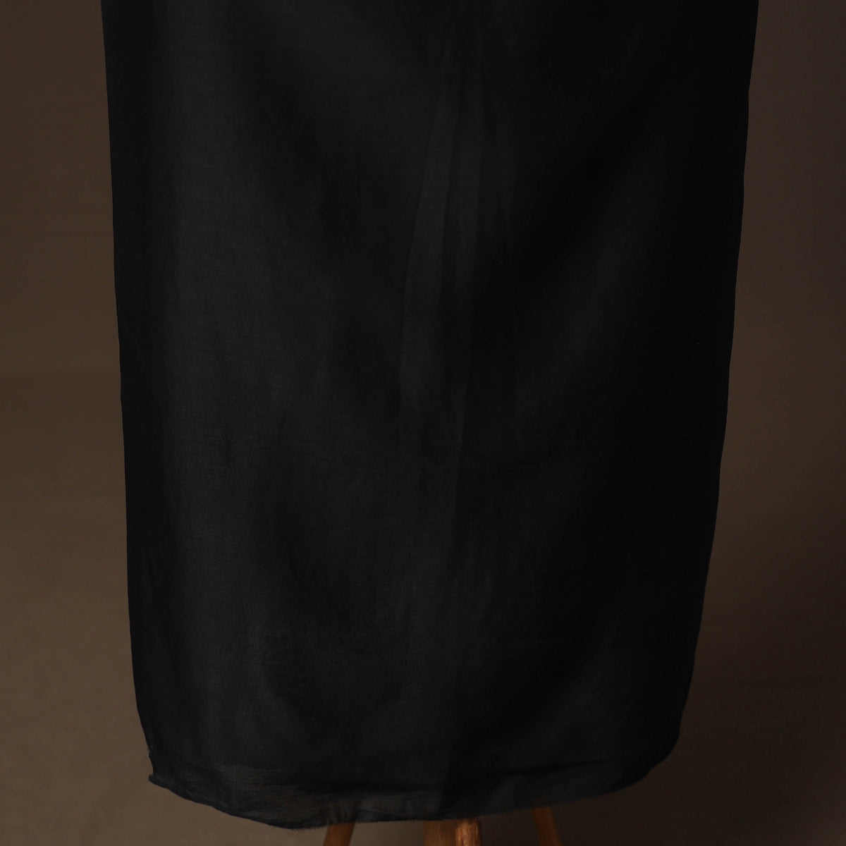Handpainted Srikalahasti Handloom Chanderi Silk Unstitched Kurta (2.5M) 04