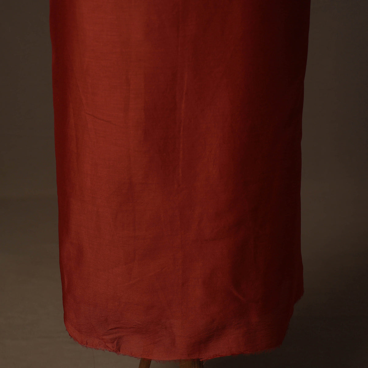 Handpainted Srikalahasti Handloom Chanderi Silk Unstitched Kurta (2.5M) 05