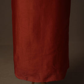 Handpainted Srikalahasti Handloom Chanderi Silk Unstitched Kurta (2.5M) 05