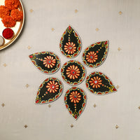 Flower - Traditional Hand Painted Beadwork Decor Rangoli 26