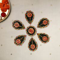 Flower - Traditional Hand Painted Beadwork Decor Rangoli 26