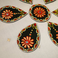 Flower - Traditional Hand Painted Beadwork Decor Rangoli 26