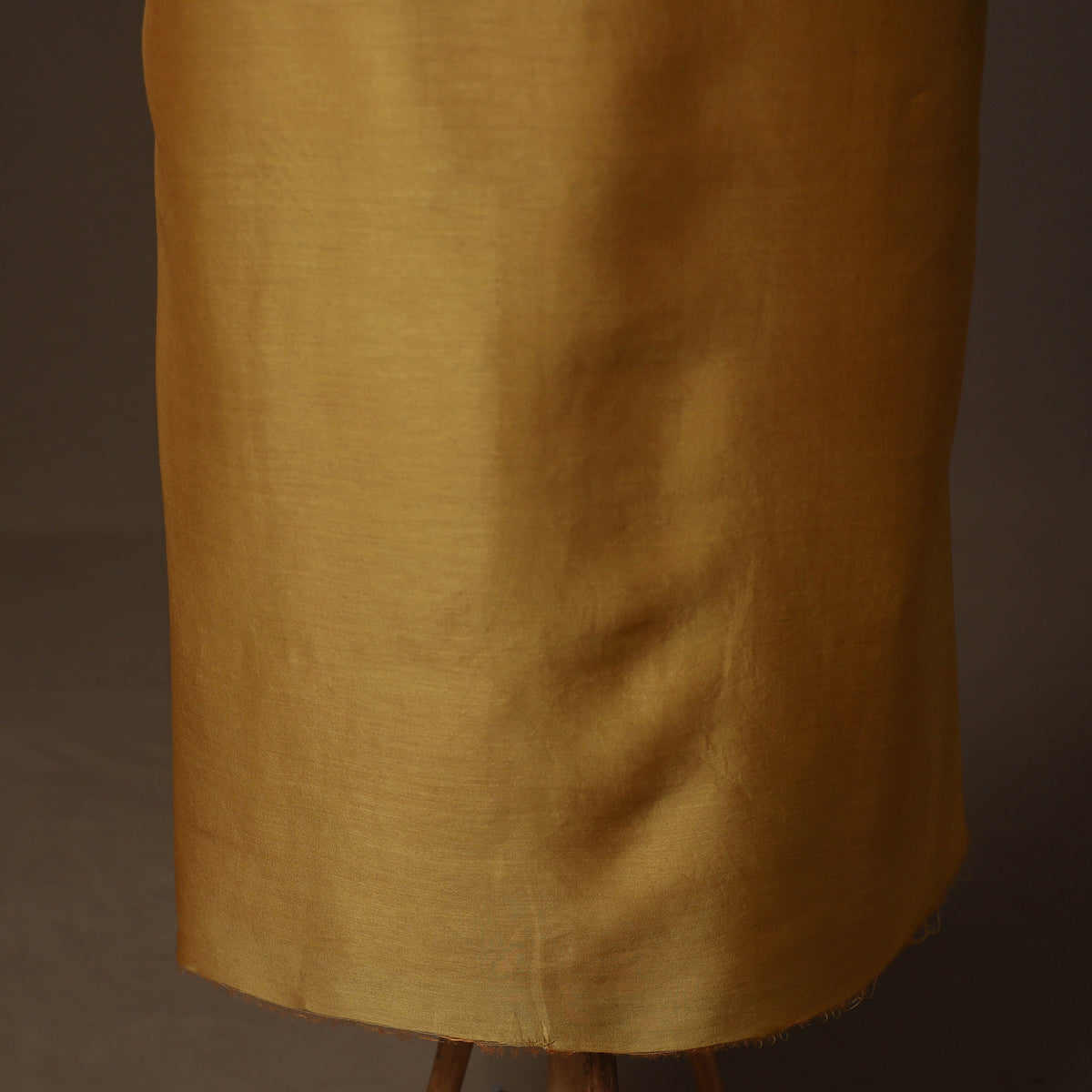 Handpainted Srikalahasti Handloom Chanderi Silk Unstitched Kurta (2.5M) 12