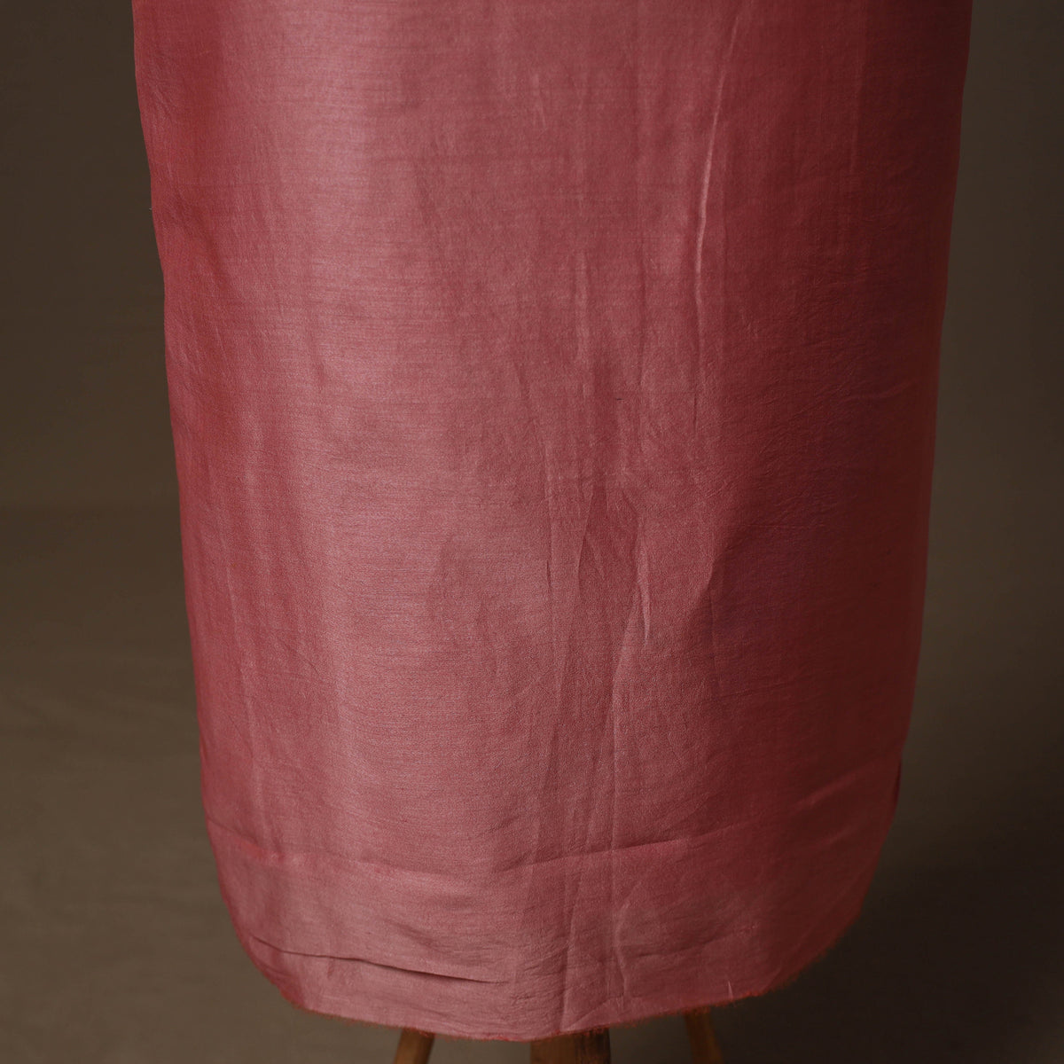 Handpainted Srikalahasti Handloom Chanderi Silk Unstitched Kurta (2.5M) 14