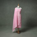 Lucknowi Chikankari Kota Doria Cotton Unstitched Dress Material: Kurta with Dupatta 29