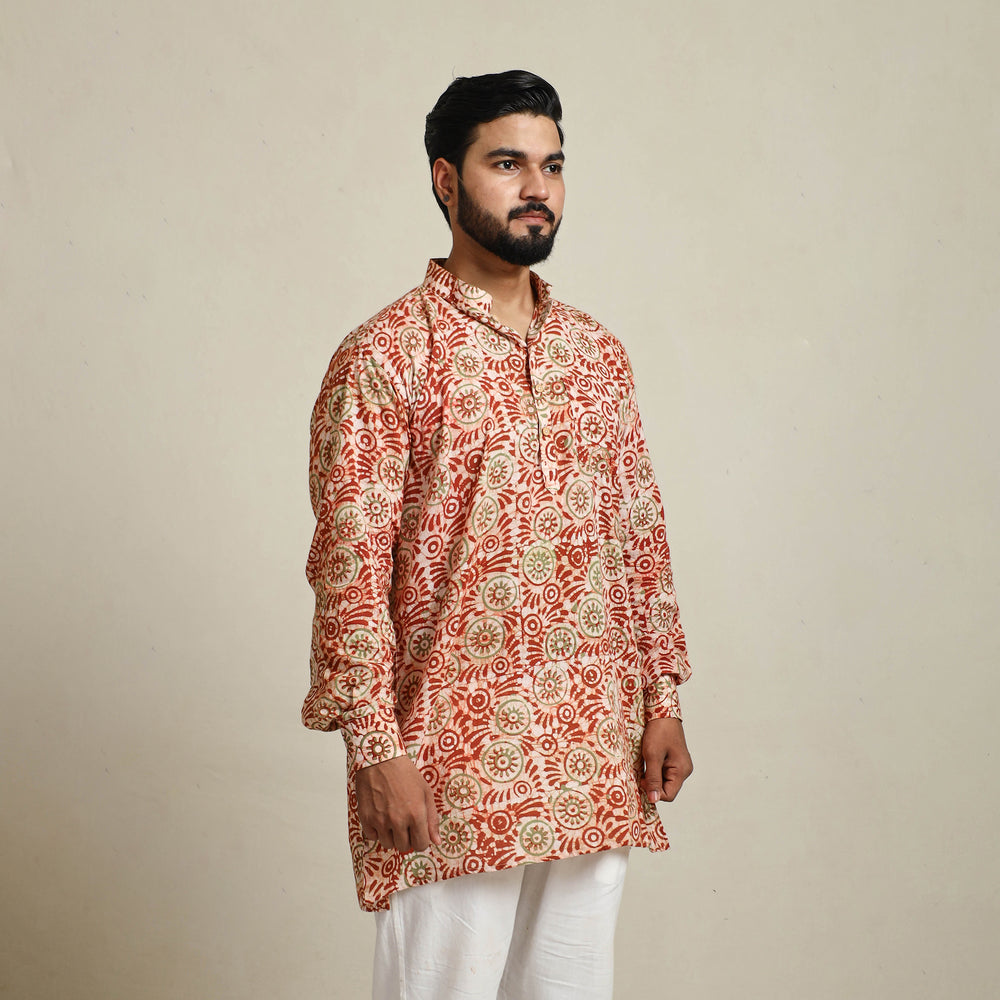 Batik men kurta 