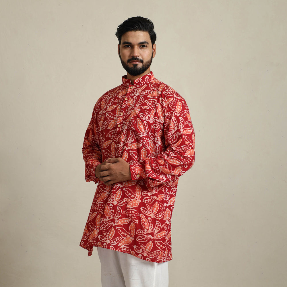 Batik men kurta 