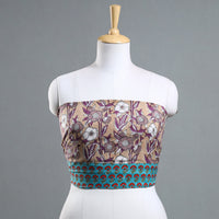 block printed blouse piece