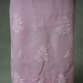 Lucknowi Chikankari Kota Doria Cotton Unstitched Dress Material: Kurta with Dupatta 30