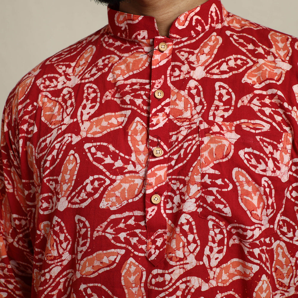 Batik men kurta 