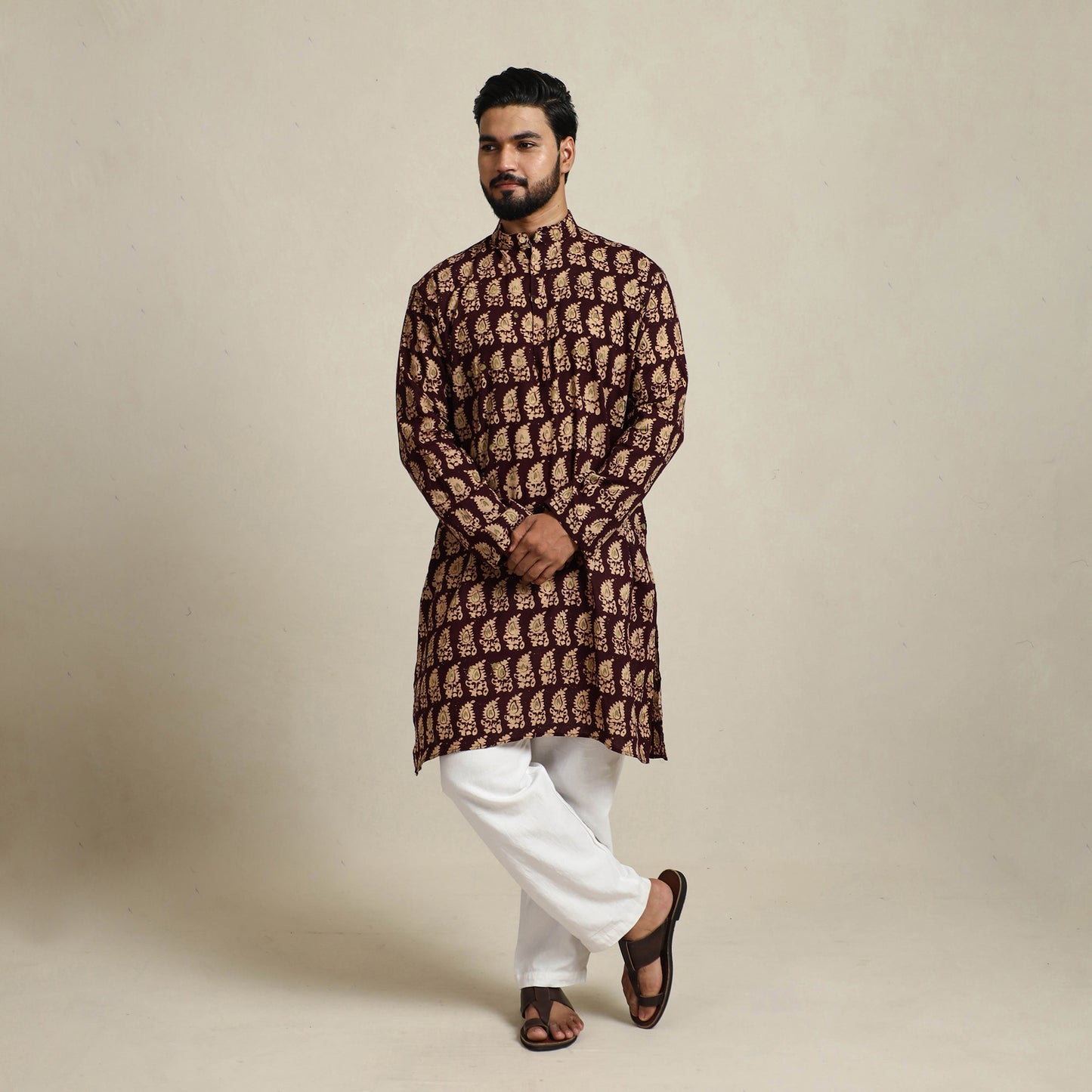 Batik men kurta 