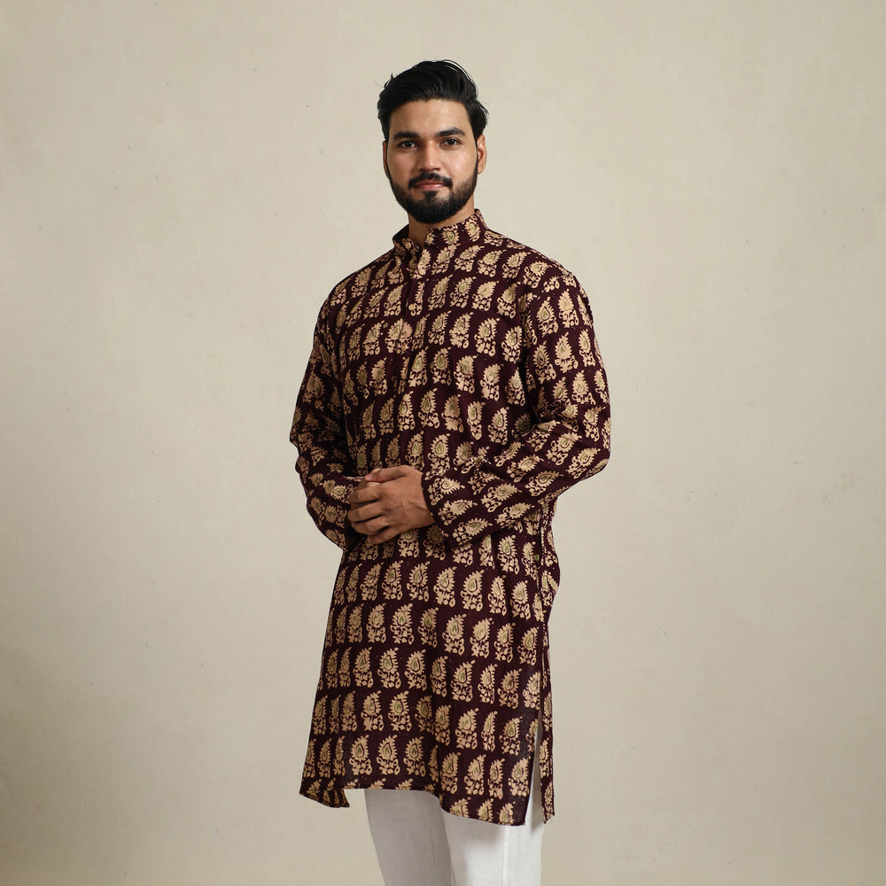 Batik men kurta 