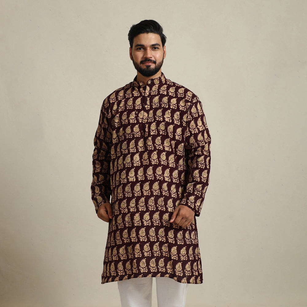 Batik men kurta 