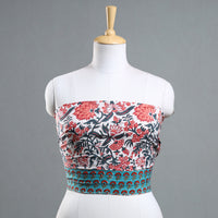 block printed blouse piece