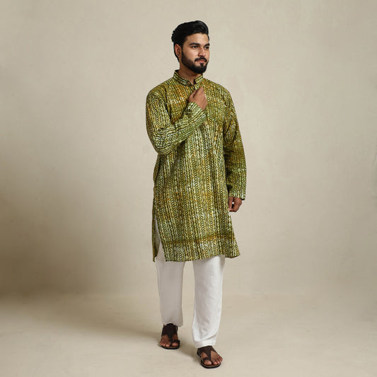 Batik men kurta 