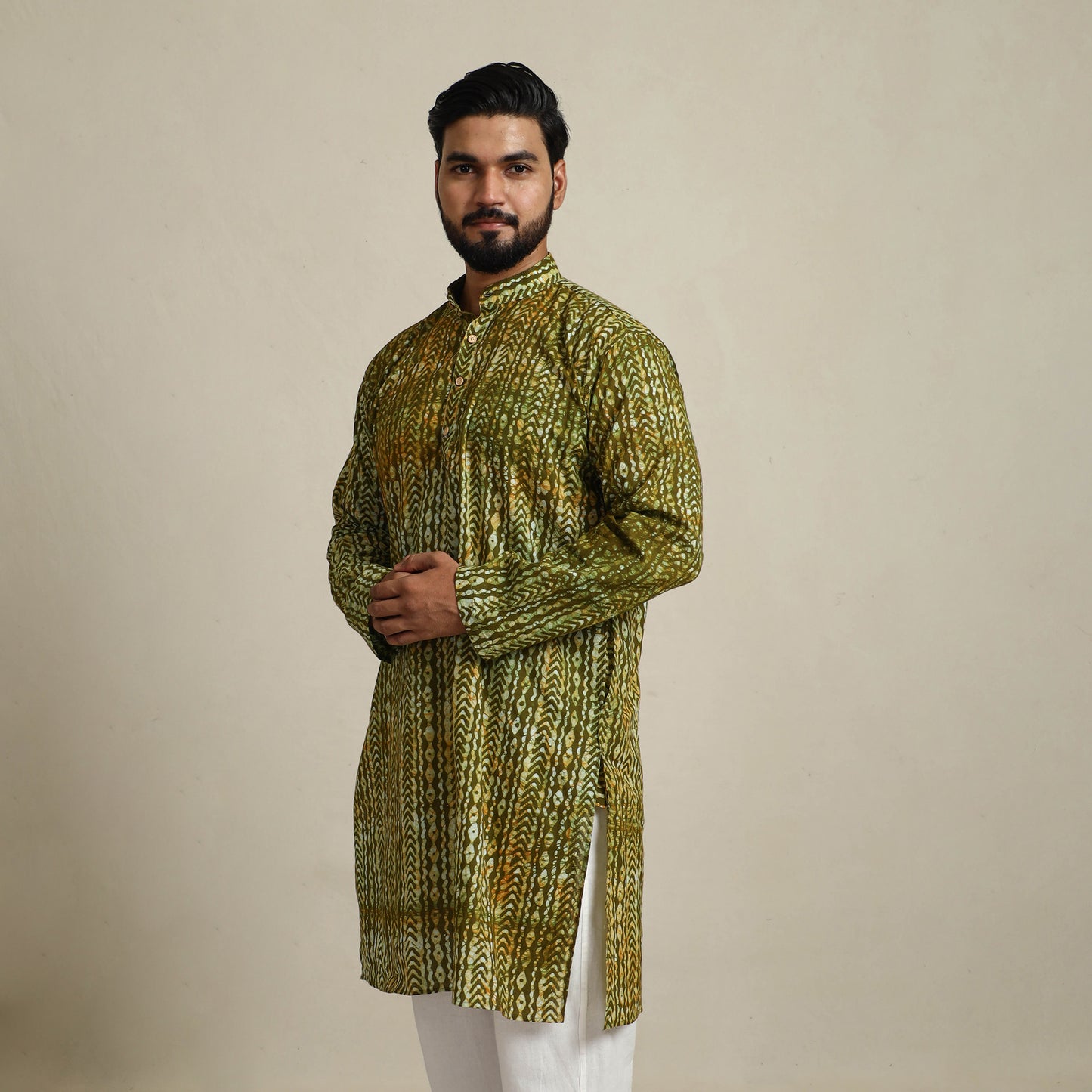 Batik men kurta 