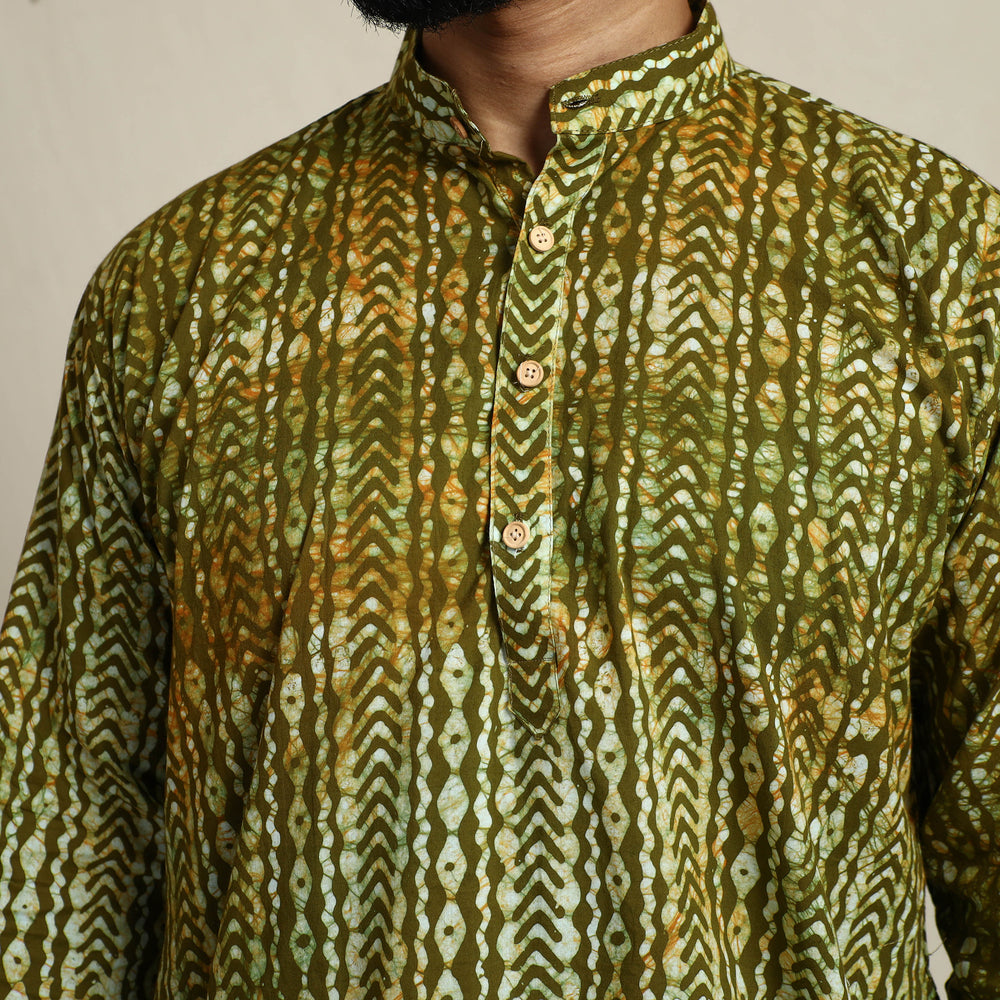 Batik men kurta 