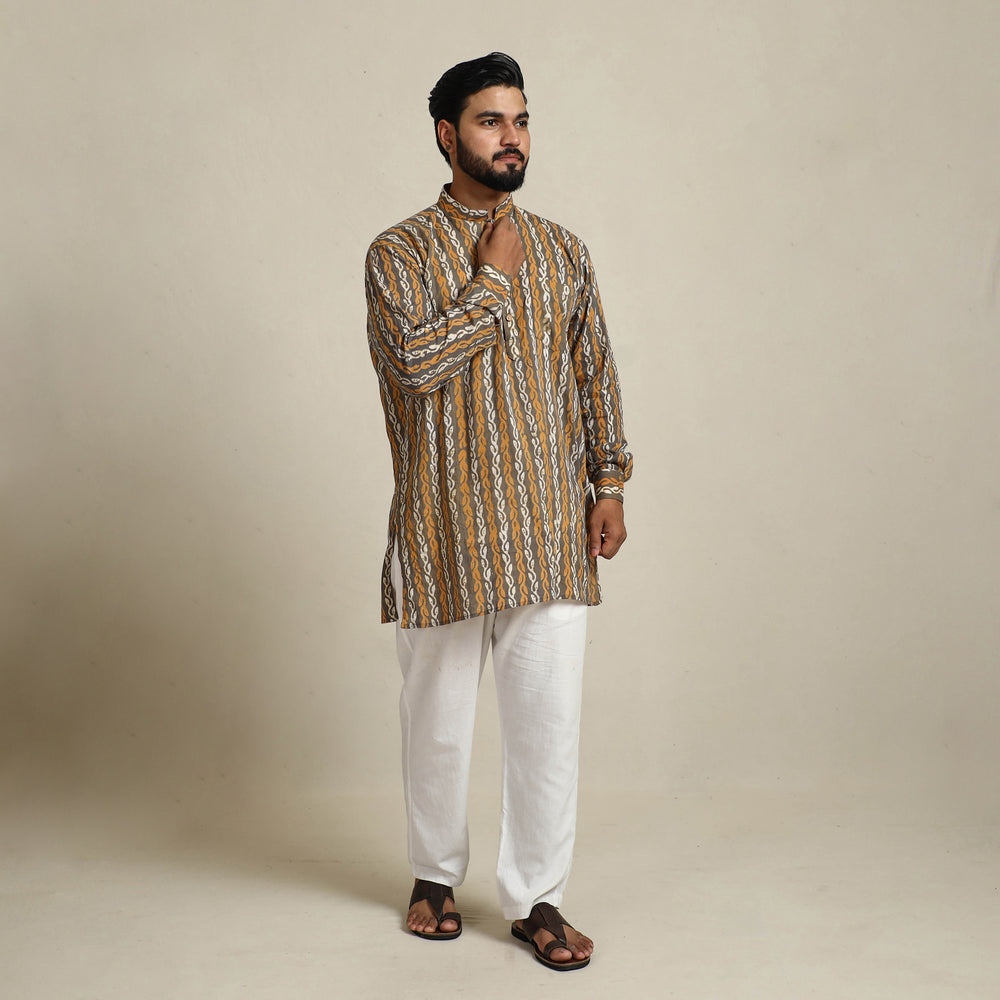 Batik men kurta 