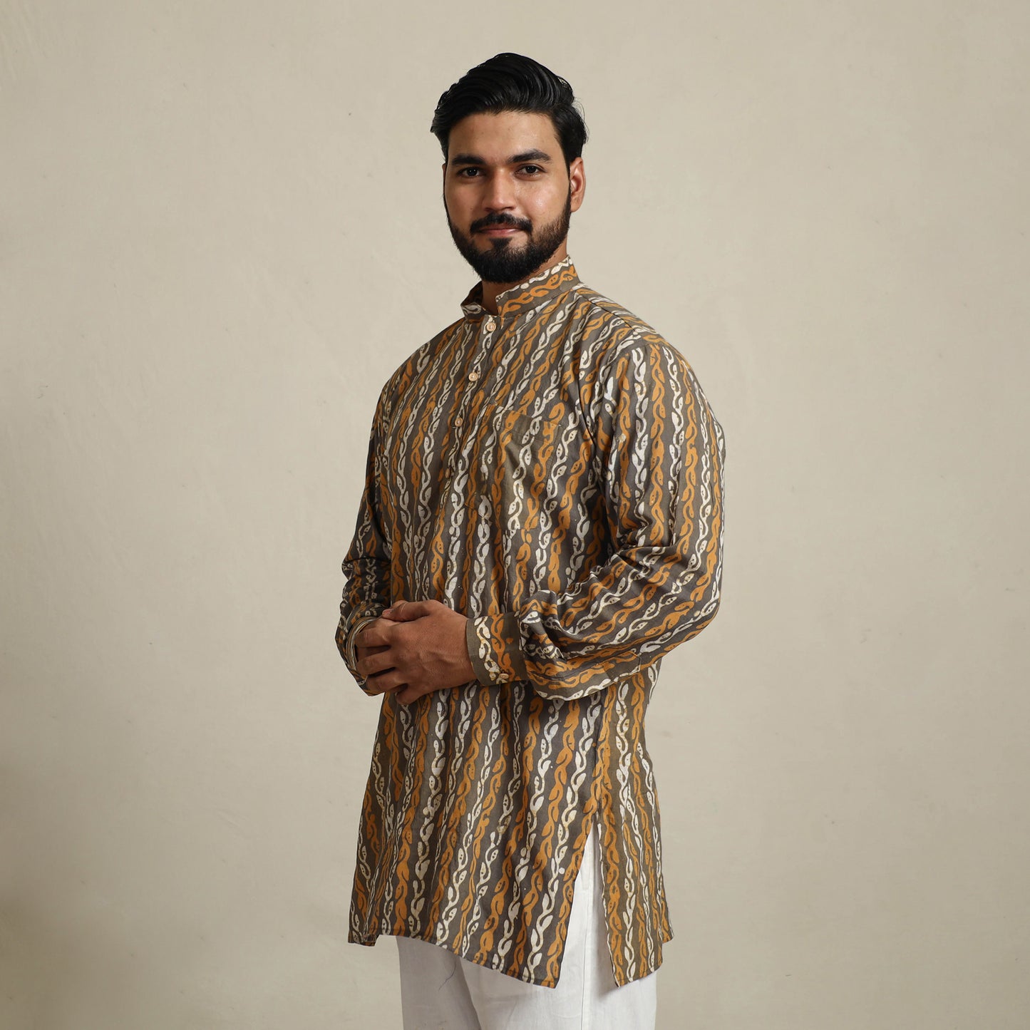 Batik men kurta 