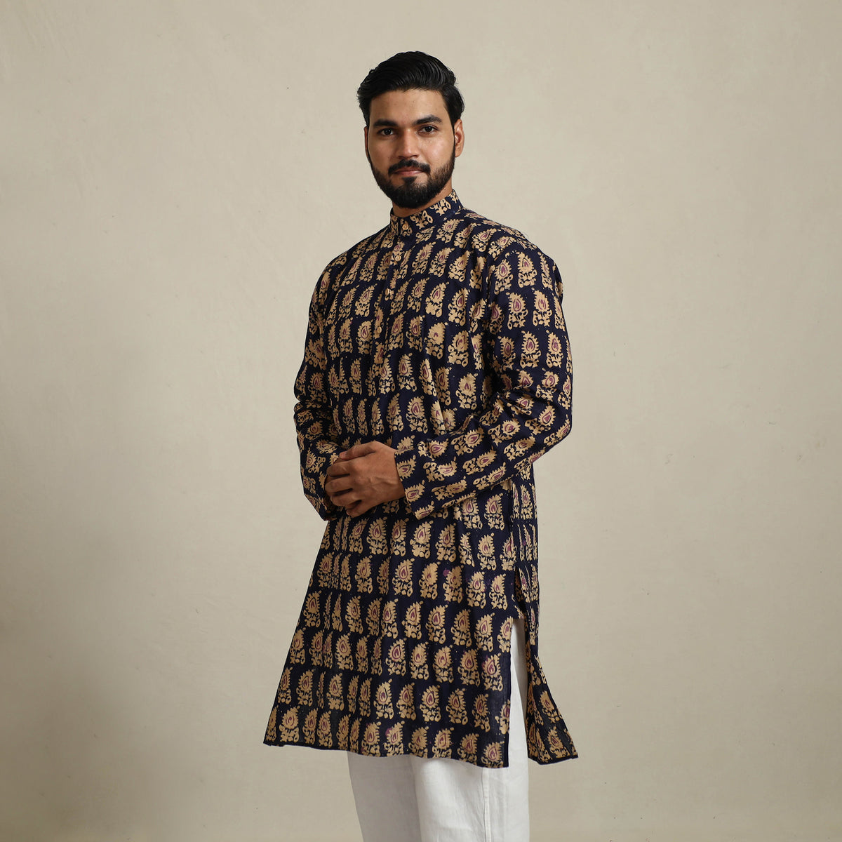 Batik men kurta 