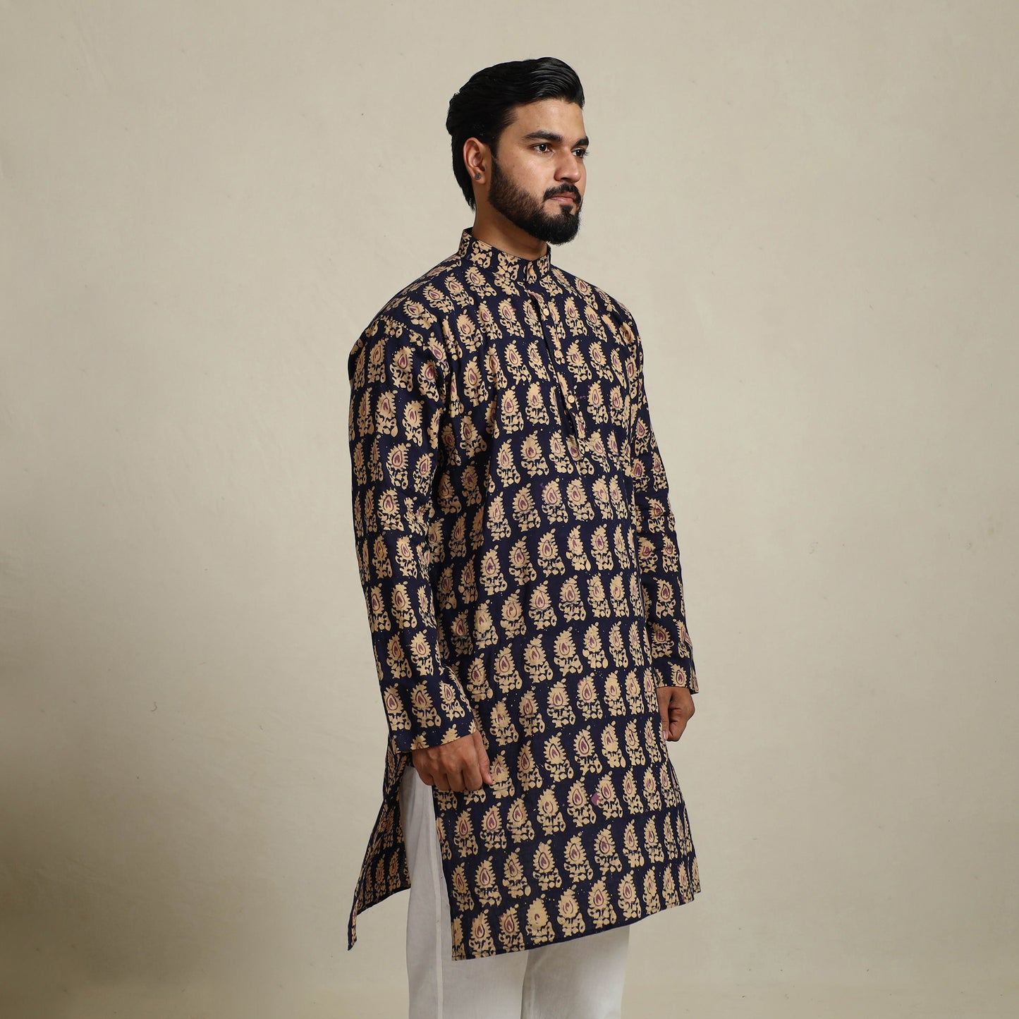 Batik men kurta 