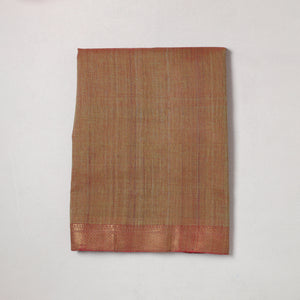 Mangalagiri Handloom Cotton Zari Border Precut Fabric (2.2 meter) 12