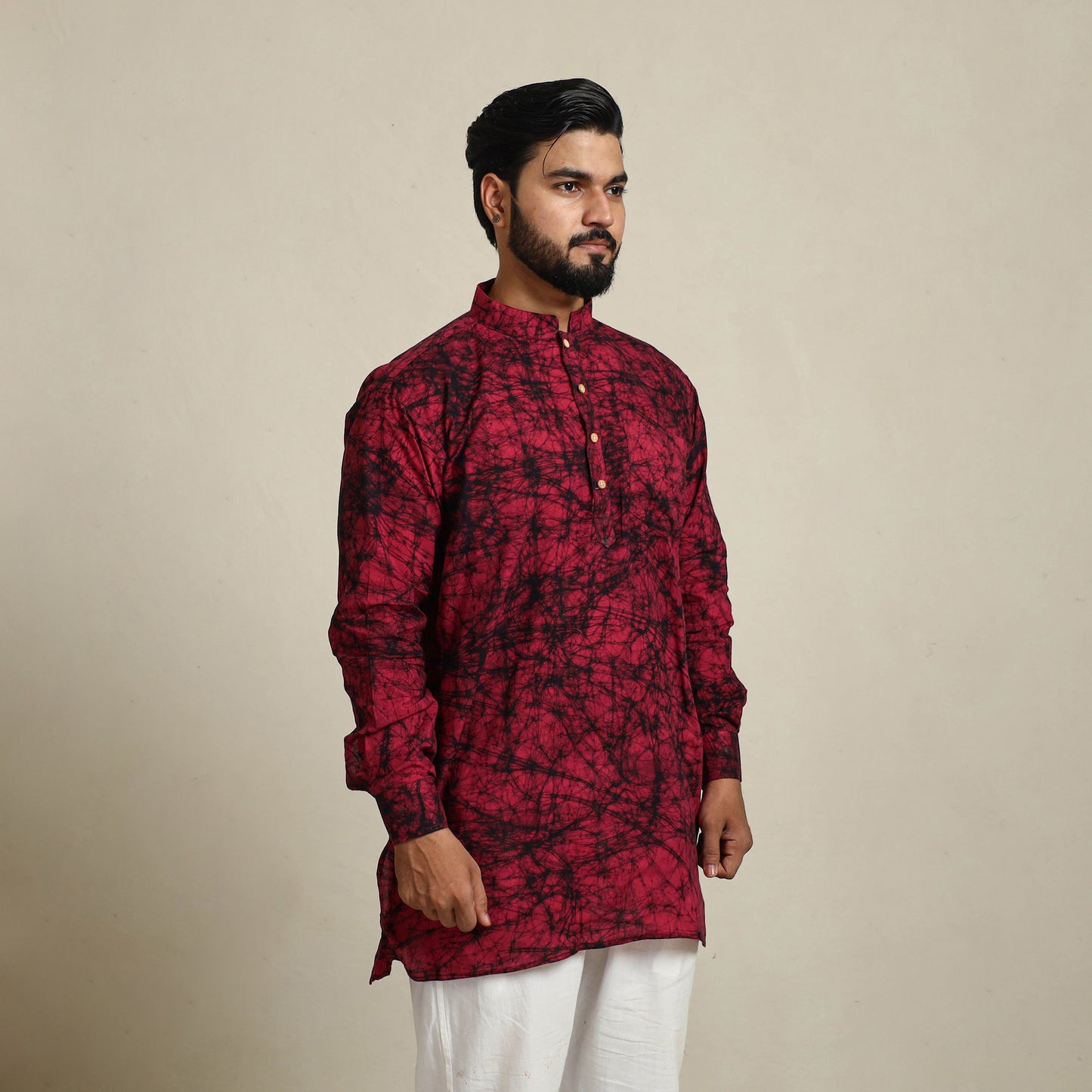 Batik men kurta 